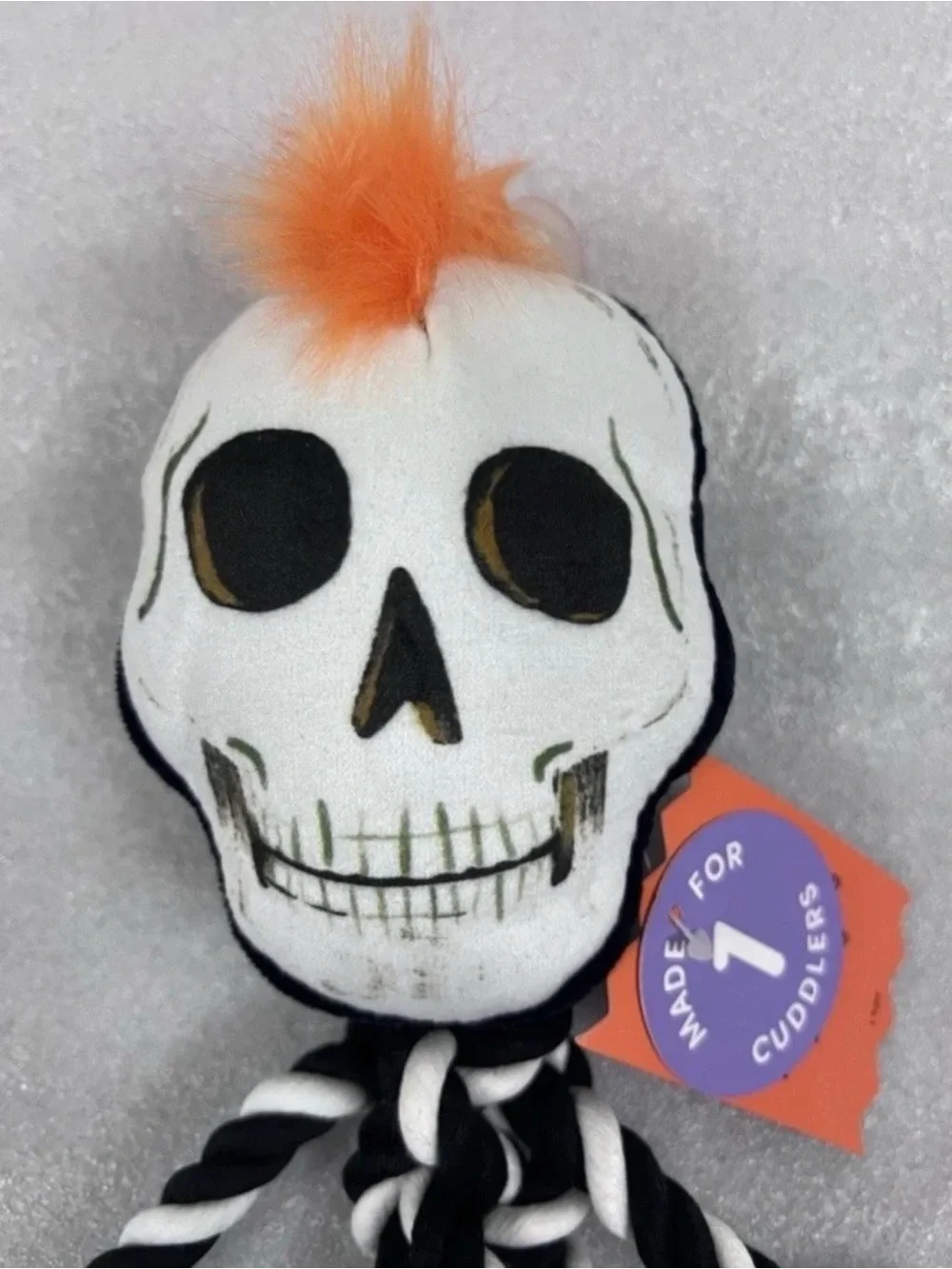 Halloween Skeleton Dog Rope Plush Toy 23” Boots & Barkley